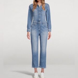 DL1961 Women's Light Blue Denim Overalls